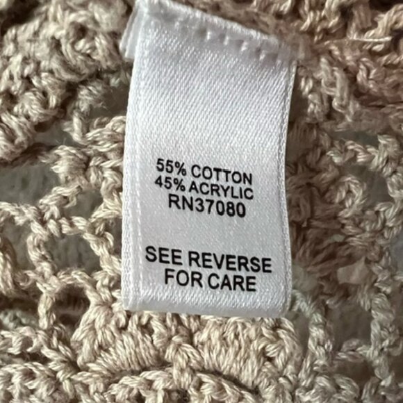 EST. 1946 Womens Crochet Shrug, Plus Size 22/24W - Picture 6 of 7